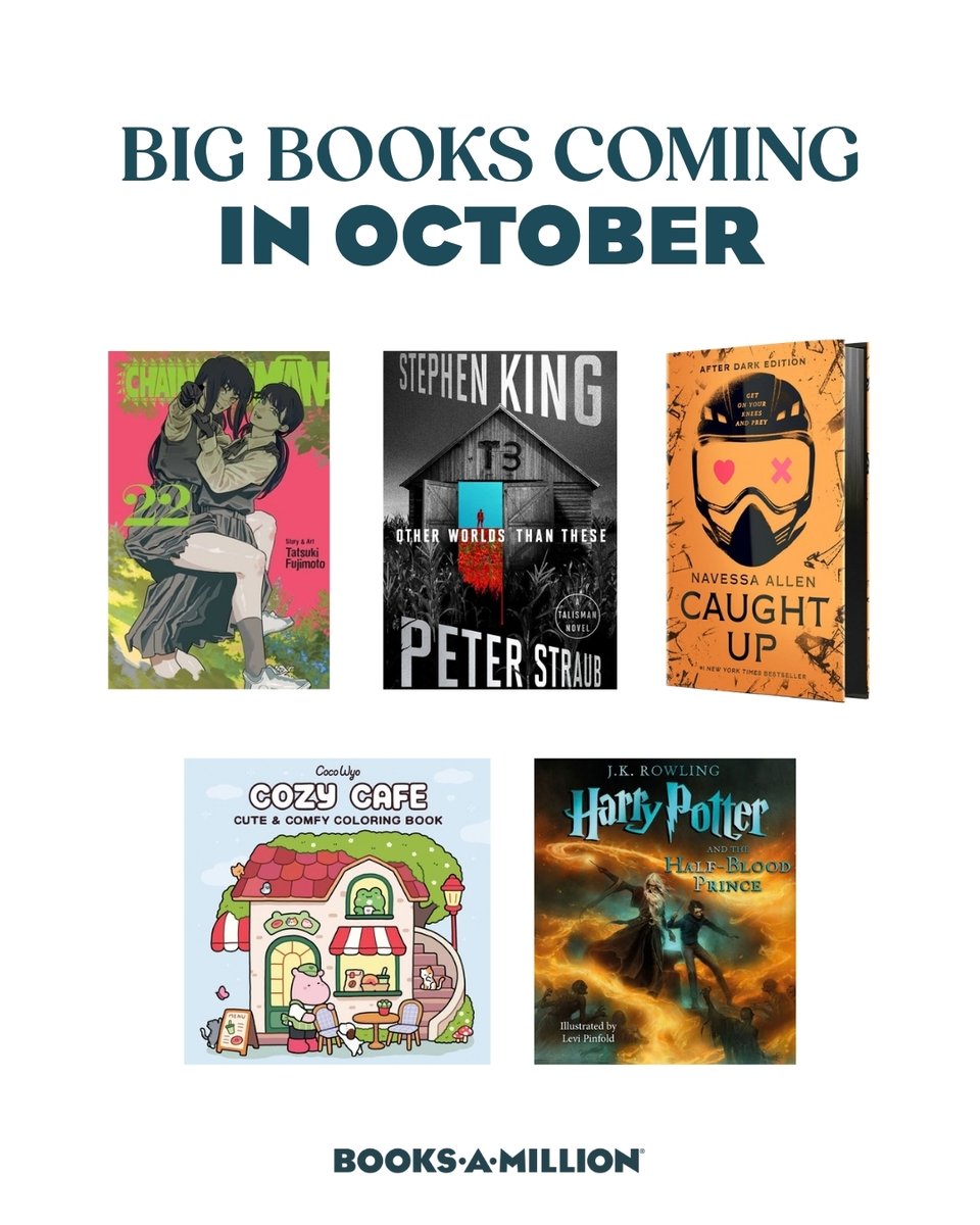 booksamillion's tweet photo. Consider your October TBR officially booked 📚 Here are some of the biggest books hitting shelves this month! https://t.co/IfLwyaZOtR