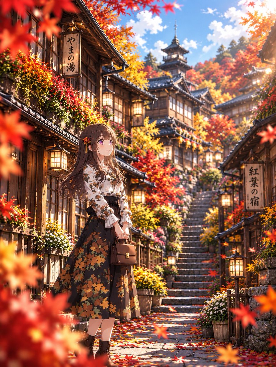 LastM07's tweet photo. 『秋色の旅路』 https://t.co/vakTSroHhT
