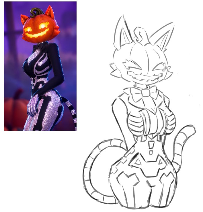 Nix_Mojo's tweet photo. Did a quick sketch of that new Spice skin
#fortniteart #art #WIP https://t.co/Q15mRBTUFv