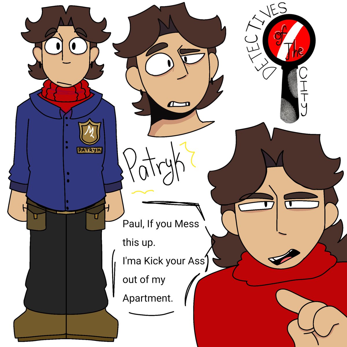 HDipolo's tweet photo. Look who it is! pat and Paul,
Typical Lazy Cops who slack on work days.

#EddsworldTbatfau
#Thedetectivesofthecityau
#Patryk
#Paul

(Funfact: their Exes.) https://t.co/t8LeUoI2gi