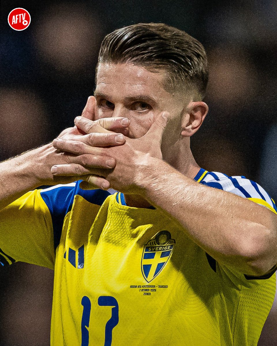 AFTVMedia's tweet photo. That’s three goals in three games for Sweden during the international break for Viktor Gyokeres. A goal 𝐄𝐕𝐄𝐑𝐘 𝐆𝐀𝐌𝐄! 🔥

Surely, he’ll be our main man in case Havertz isn’t fit after the break! 💪 https://t.co/lfy3OcvjXC