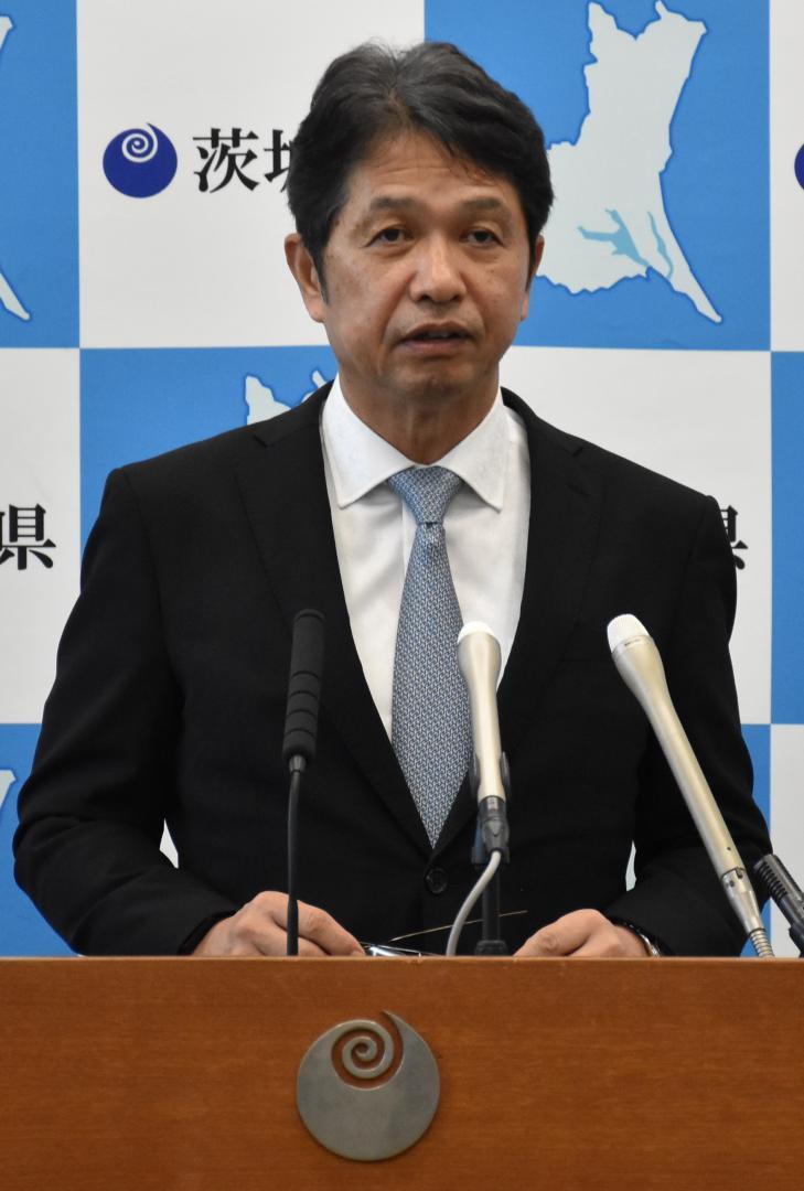 ibarakishimbun's tweet photo. 茨城県知事　概要調査に不同意　核ごみ、負担言及　「受益との均衡取れぬ」 dlvr.​it/TVlhpl https://t.co/TtzxkfTIq4