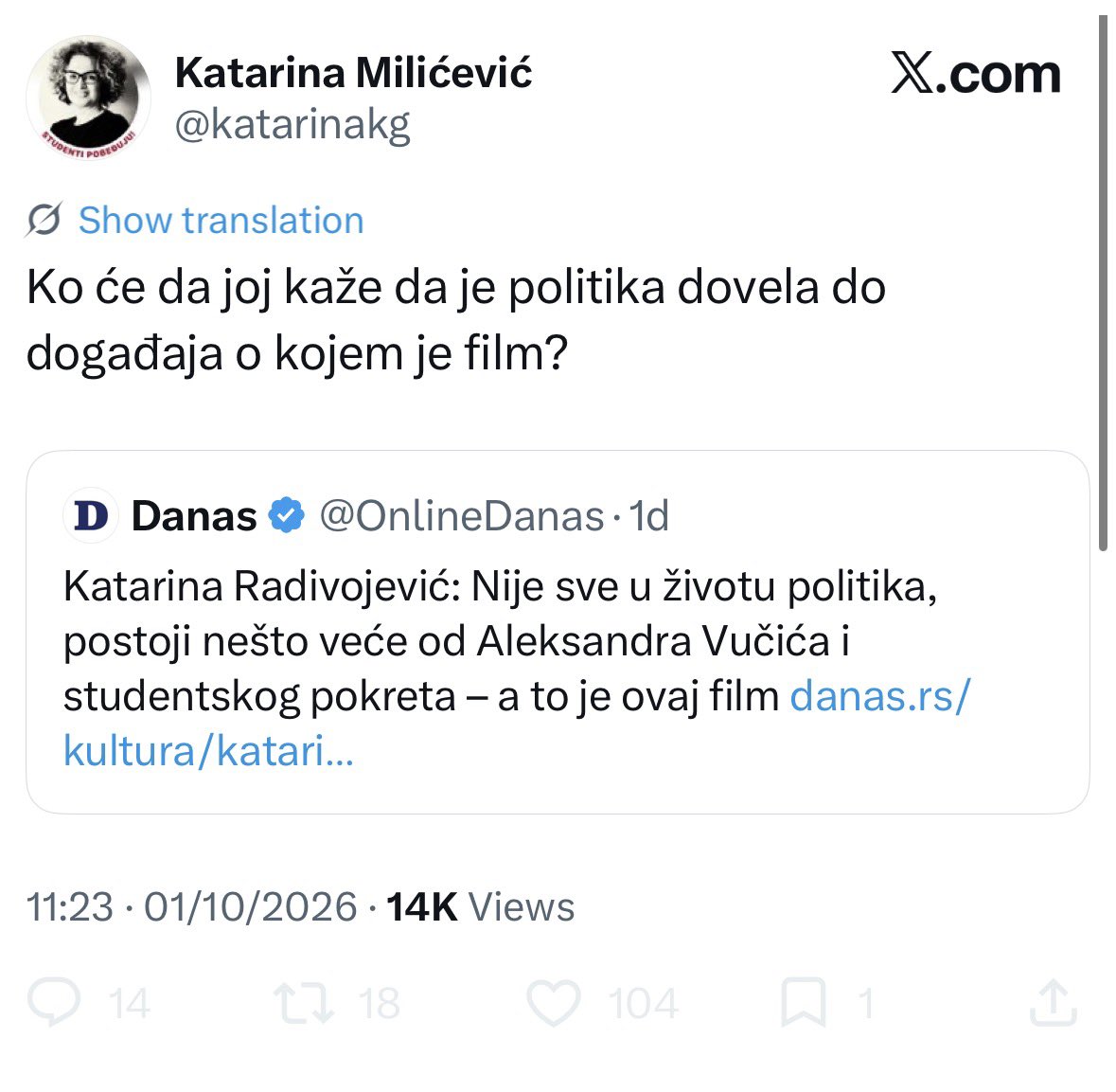 HansCastop83's tweet photo. Програм Студентске листе: суочавање са српском кривицом за Јасеновац https://t.co/4NQ0t9pI6o