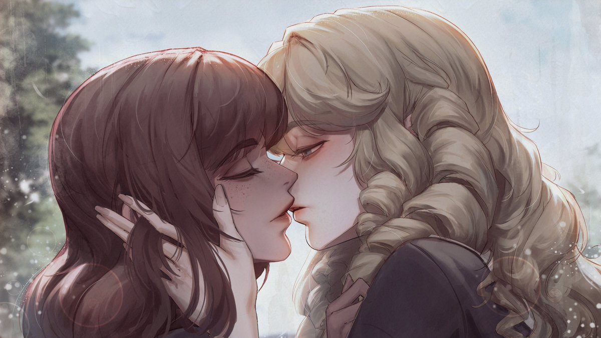 baiyhe's tweet photo. everyone lock in….there’s a gothic yuri novel game about a lesbian nun trying to save her lover from a plague that takes over their home. it will be released in 2027 and you can wishlist it now on steam https://t.co/Lccg287mbV