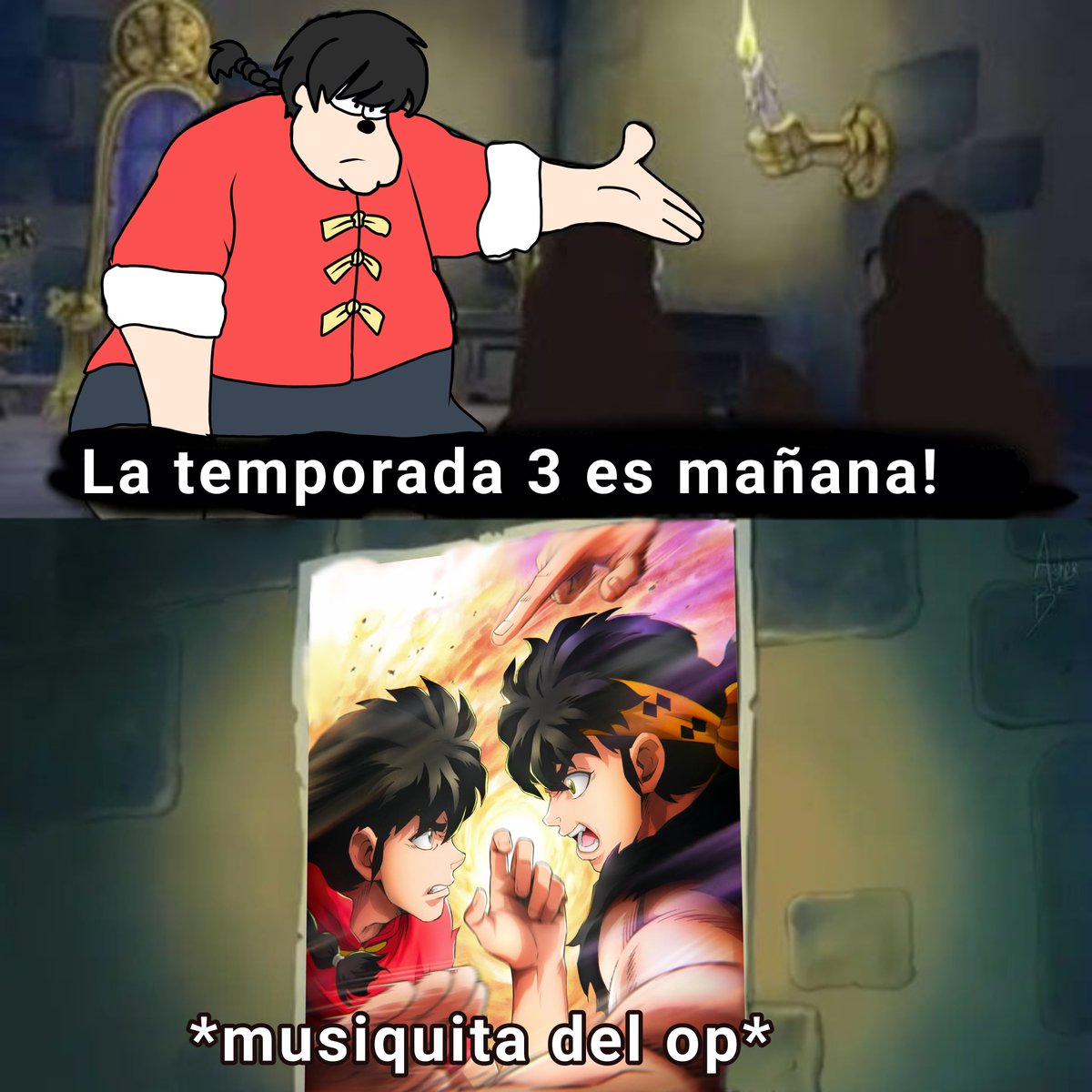Thiagobwbq's tweet photo. LA OPERA ES MAÑANA !🗣🔥🗣🔥

#らんまアニメ #Ranma https://t.co/1AsMihLrIH