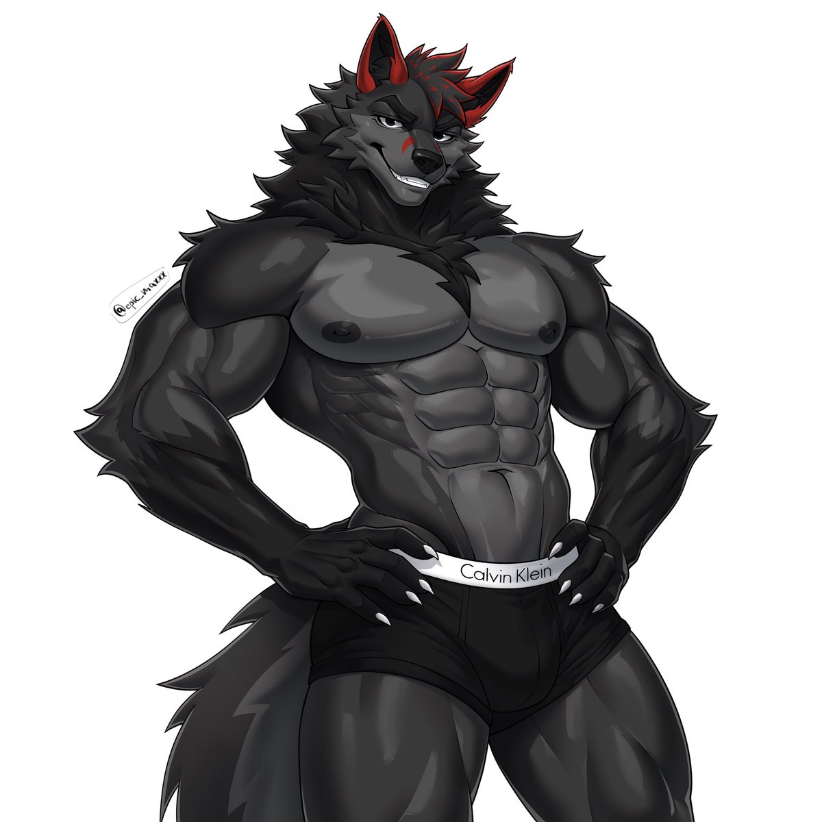 epicxmax's tweet photo. Lookin like a bad decision🐺. 

Comm foe @RegularJames_ https://t.co/H7qCwe7HUs