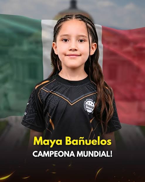 Mexicocampeon1's tweet photo. ¡Oro mundial para #México en Italia! 🇲🇽🥇 La joven peleadora Maya Bañuelos se consagró campeona mundial al obtener la medalla de oro en la prueba de Musical Forms CH F HS en el WAKO World Youth Kickboxing Championship. ¡Orgullo y futuro brillante! 🥋 #Kickboxing #Orgullomexicano https://t.co/ZCwBnJGXre