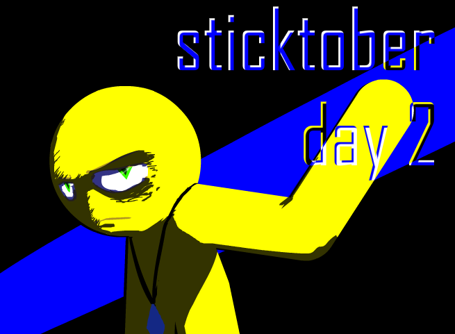 bango1o's tweet photo. #sticktober day 2: stickfigure OC or duelist https://t.co/CpSNa1SAVf