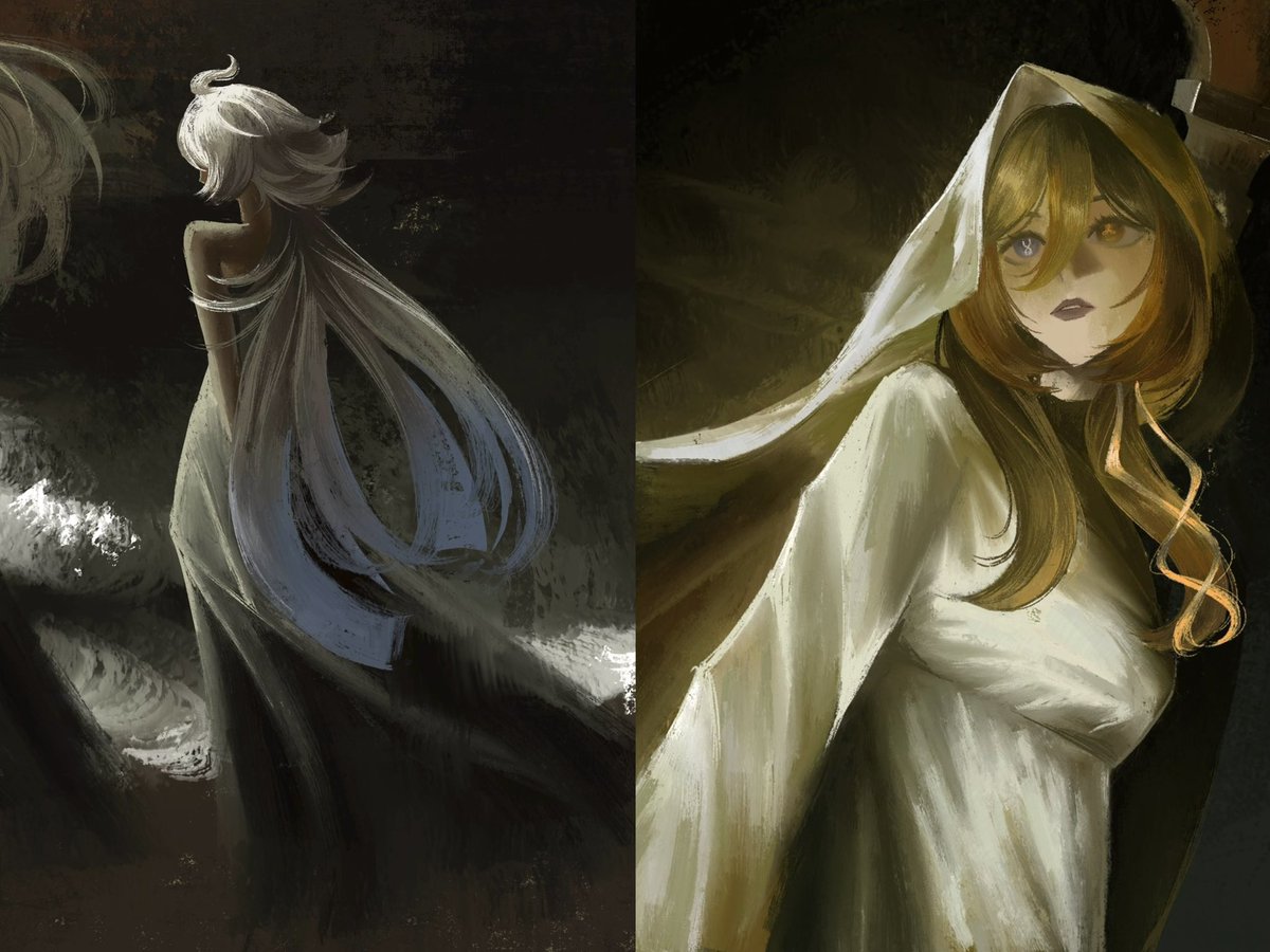 merurae_art's tweet photo. naberius and rhinedottir https://t.co/GqaIPNsVAF