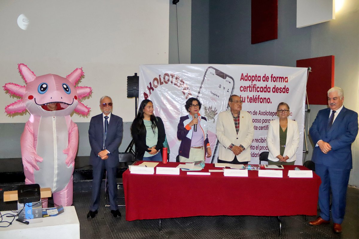 EduSanchezAnaya's tweet photo. ¡La preservación del #ajolote se fortalece con ciencia, conocimiento e innovación! El 20 sept. #UNAImx realizó el exitoso "Foro Axolotl: Testigo ancestral, patrimonio, ciencia, permanencia y legado de México" con excelentes conferencias y la presentación de la app #Axolotepetl https://t.co/QifaeehxgF