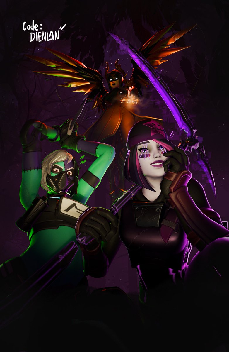 Dienlan_'s tweet photo. SPOOKY MONTH 🎃🎃🎃
#Fortnite #fortniteart https://t.co/jCQHLjvbzx