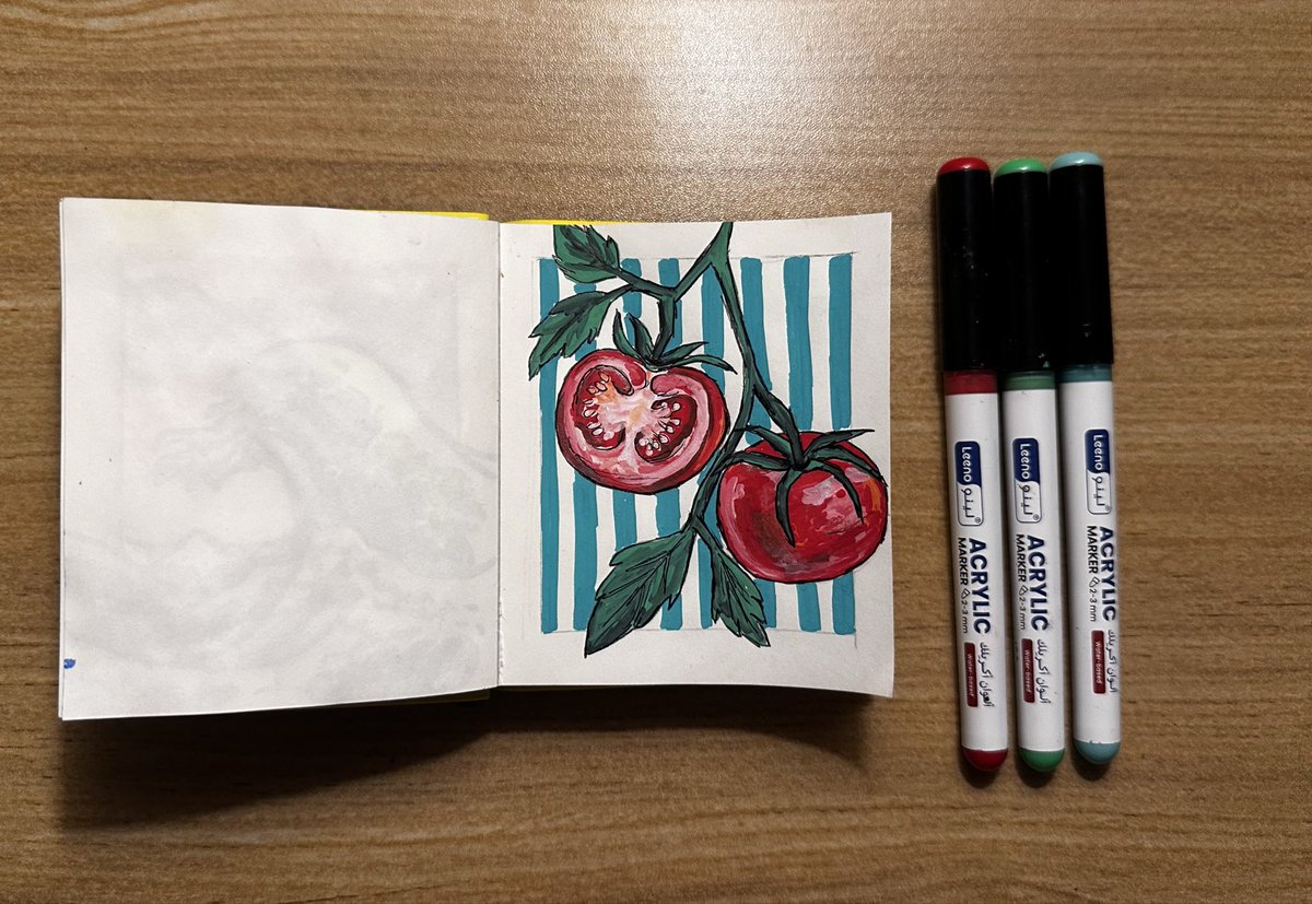 loveasong71's tweet photo. رسمة الييوم! 🍅💚 https://t.co/g6FRyBUWLl