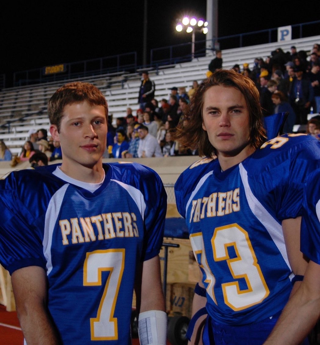 YourdailyKitsch's tweet photo. Tomorrow marks 20 years since the premiere of ‘Friday Night Lights’
“A lot of guys want to have a shot and a beer with Riggins. I don’t really drink, but sometimes you’ll go to a restaurant or a bar, and a waiter will drop off a beer & they’ll just say, “For 33.” #TaylorKitsch https://t.co/CeoTz8Rw5S