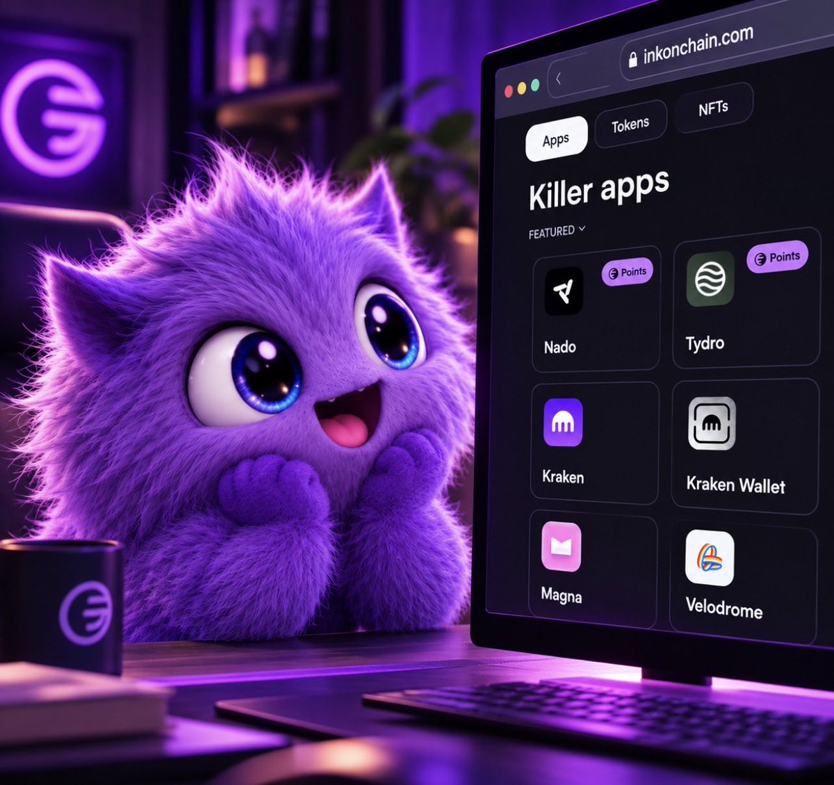 ANITAONINKCTO's tweet photo. .@inkonchain website just got a glow-up https://t.co/oYN3gki5Y1