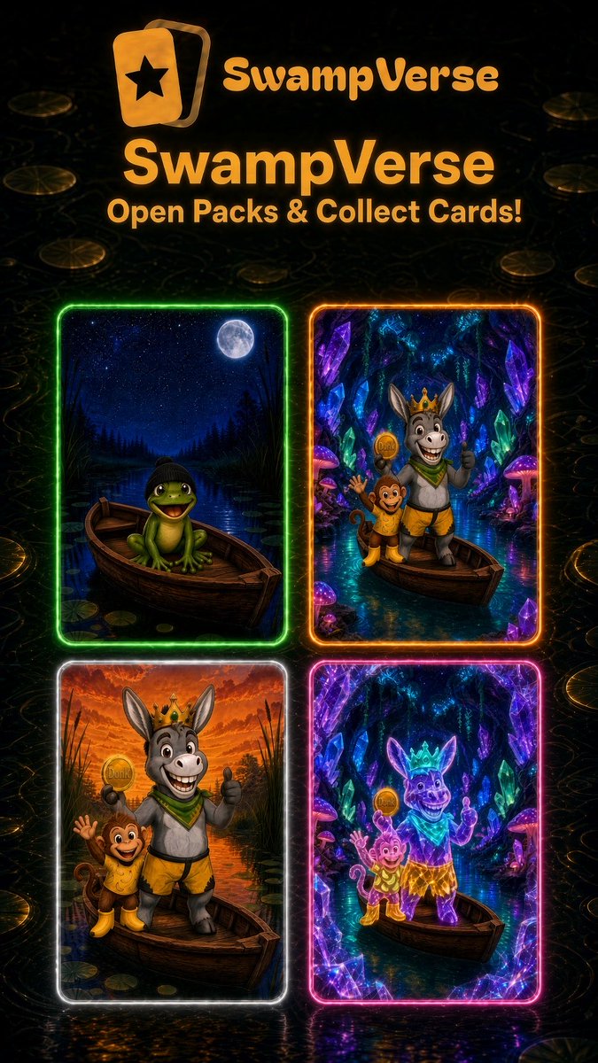 DonKeycryt's tweet photo. Thanks to @TheSwampVerse for helping cook these posters up🔥
Get your free pack below👇
https://t.co/To4o1zdvGe https://t.co/2P5FiqNVVY