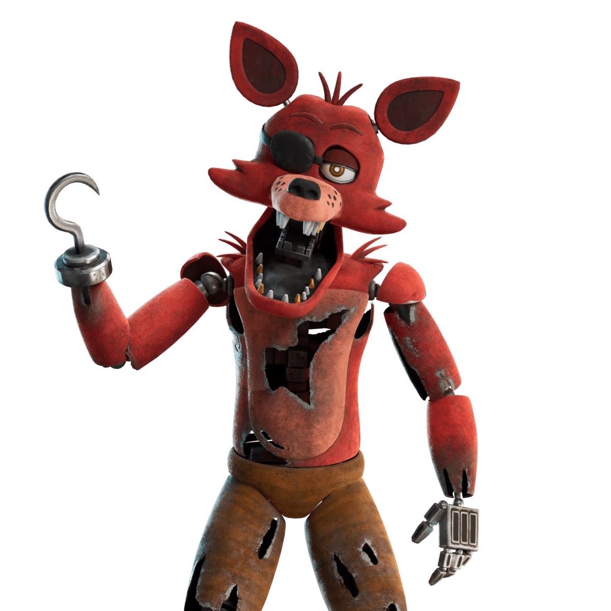 Lichtrap's tweet photo. I noticed Foxy’s Fortnite design has a lot of differences compared to his original model so here’s a thread of them: 🧵 https://t.co/e819QLKnHd