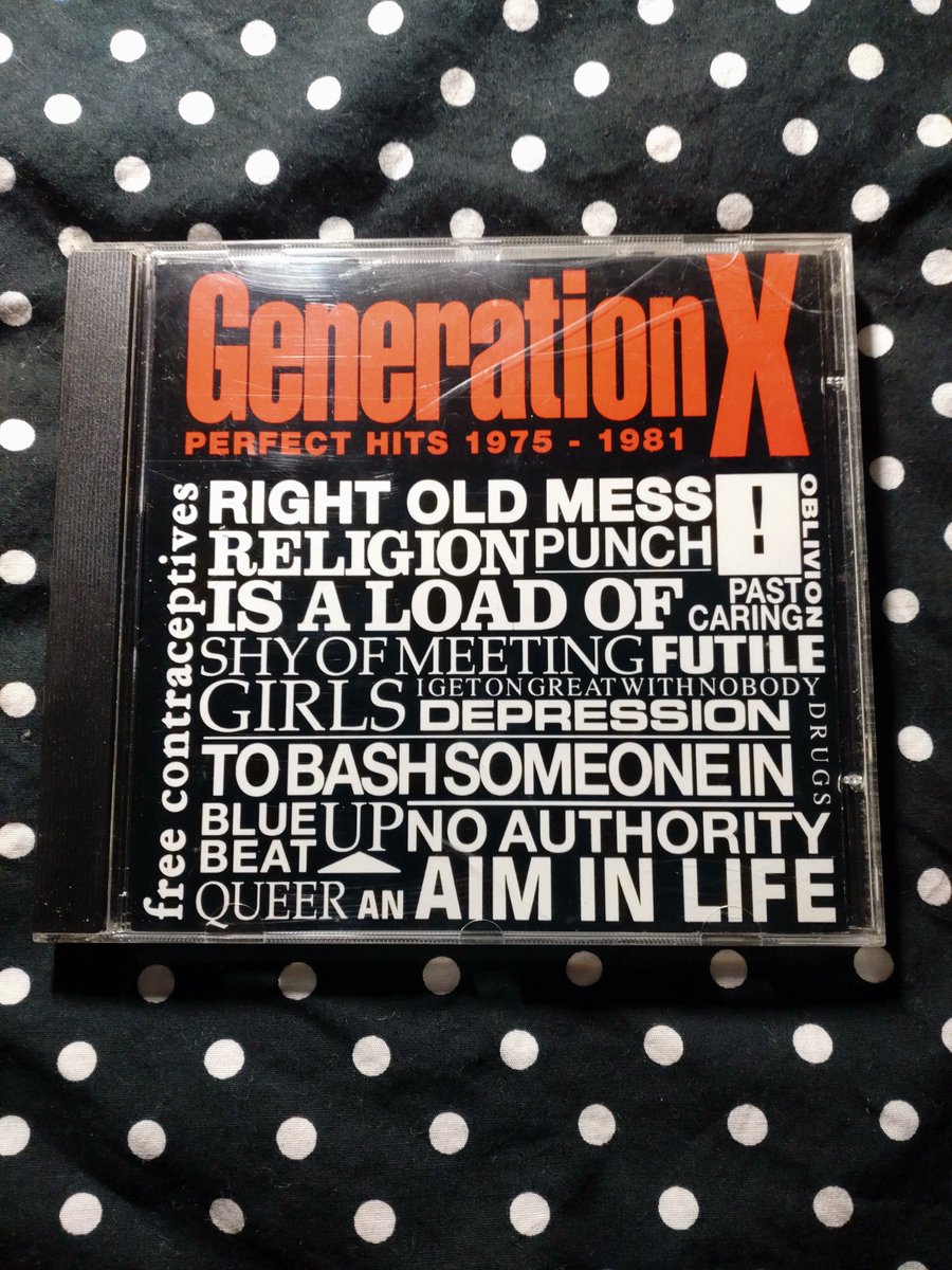 cIbEsZpennrq9Ue's tweet photo. 今朝の1枚💿️🤓🎶
皆様、おはようございます!🌄🙂🤚
今日は晴天☀️
過ごし��すい陽気になるそうです❗🌞✌🏻
本日も皆様がステキな日になります様に‼️
😀👍🏻💖✨
今日のT👕は
#THEPRISONER
#GENERATIONX
#PERFECTHITS 1975-1981 https://t.co/O6Ww9Rfl2N