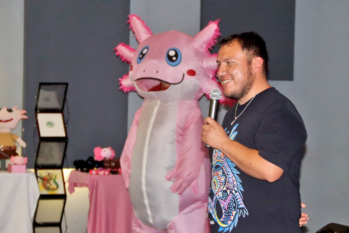 EduSanchezAnaya's tweet photo. ¡La preservación del #ajolote se fortalece con ciencia, conocimiento e innovación! El 20 sept. #UNAImx realizó el exitoso "Foro Axolotl: Testigo ancestral, patrimonio, ciencia, permanencia y legado de México" con excelentes conferencias y la presentación de la app #Axolotepetl https://t.co/QifaeehxgF
