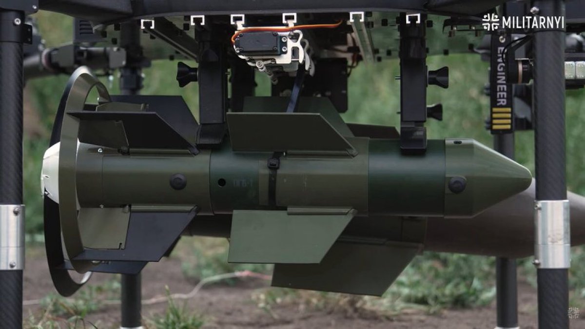NijhuisClaretta's tweet photo. Firefly precision guidance kits, which convert drone bomber munitions into precision bombs, are already being supplied to Defence Forces units, - Militarnyi  🇺🇦 https://t.co/eEEFiql2RW