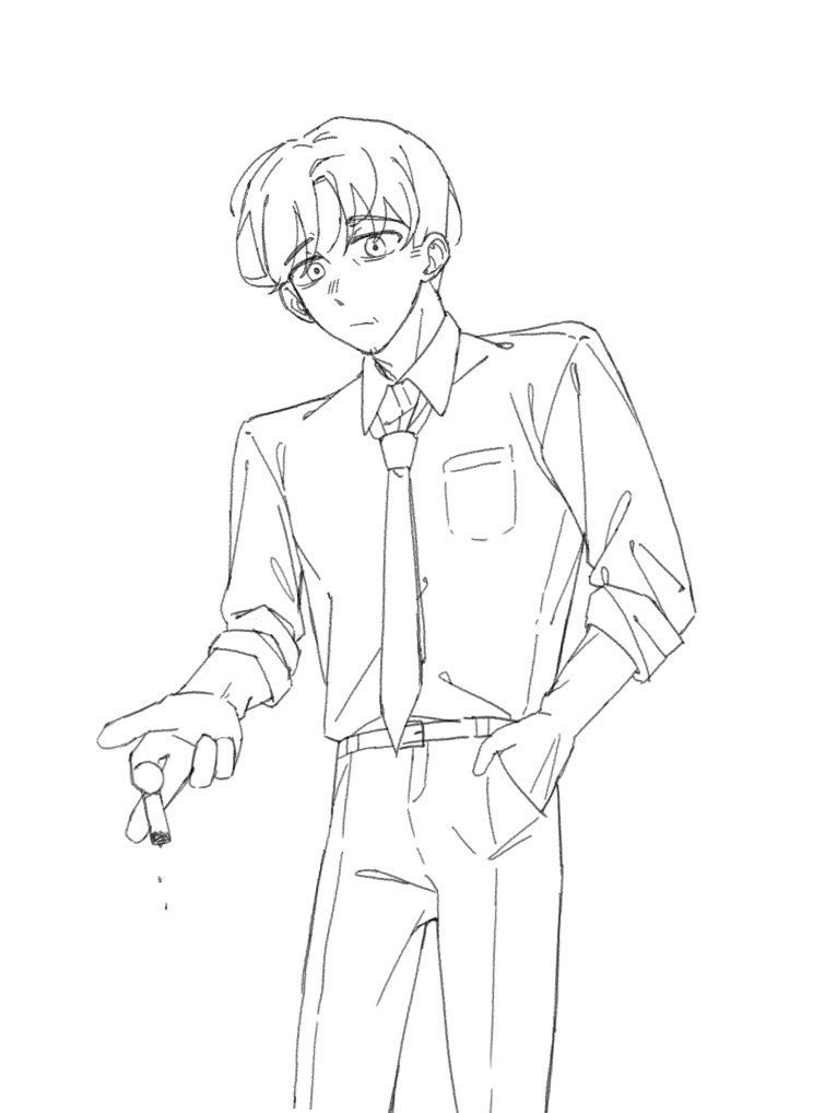 Potato196_9's tweet photo. 낙서 | 안좋은 상사 아저씨

#그림 #イラスト https://t.co/PRYDExSg3F