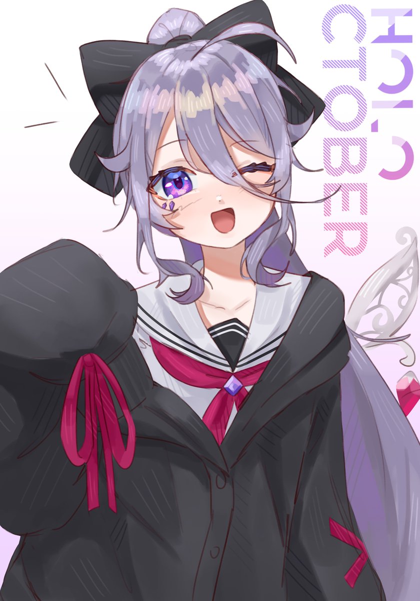 chipsketch's tweet photo. Day 2: School Uniform #bijouwled #holoctober https://t.co/4Iz5fasqrz