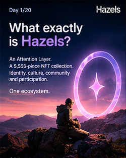 0x_SpaceTek's tweet photo. GM FAM 
DAY 1 PREACHING 
What exactly is @0xhazels?

At its core, Hazels is building an Attention Layer where meaningful participation can become measurable signal and reputation.

But the ecosystem goes beyond that.

There’s the Attention Layer.

There’s the 5,555-piece NFT collection.

There’s identity, culture, community and participation.

Different pieces, connected by one ecosystem.

Hazels is building around attention, reputation and identity.
#WEAREHAZELS
