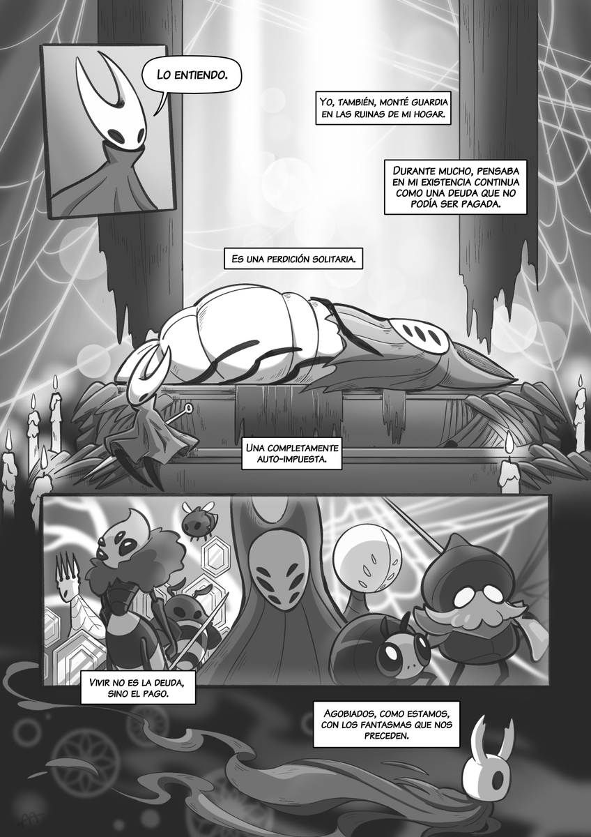 er_ghost_in's tweet photo. Enlacemos Nuestros Ecos y Seamos Completos [Cómic Traducido]
Un Fancomic de Hollow Knight por @firefly_summers  
Capítulo 1: Debes reunir a tu grupo antes de emprender la aventura.

#HollowKnight #Silksong #Translation https://t.co/bnXiAP8Z5h