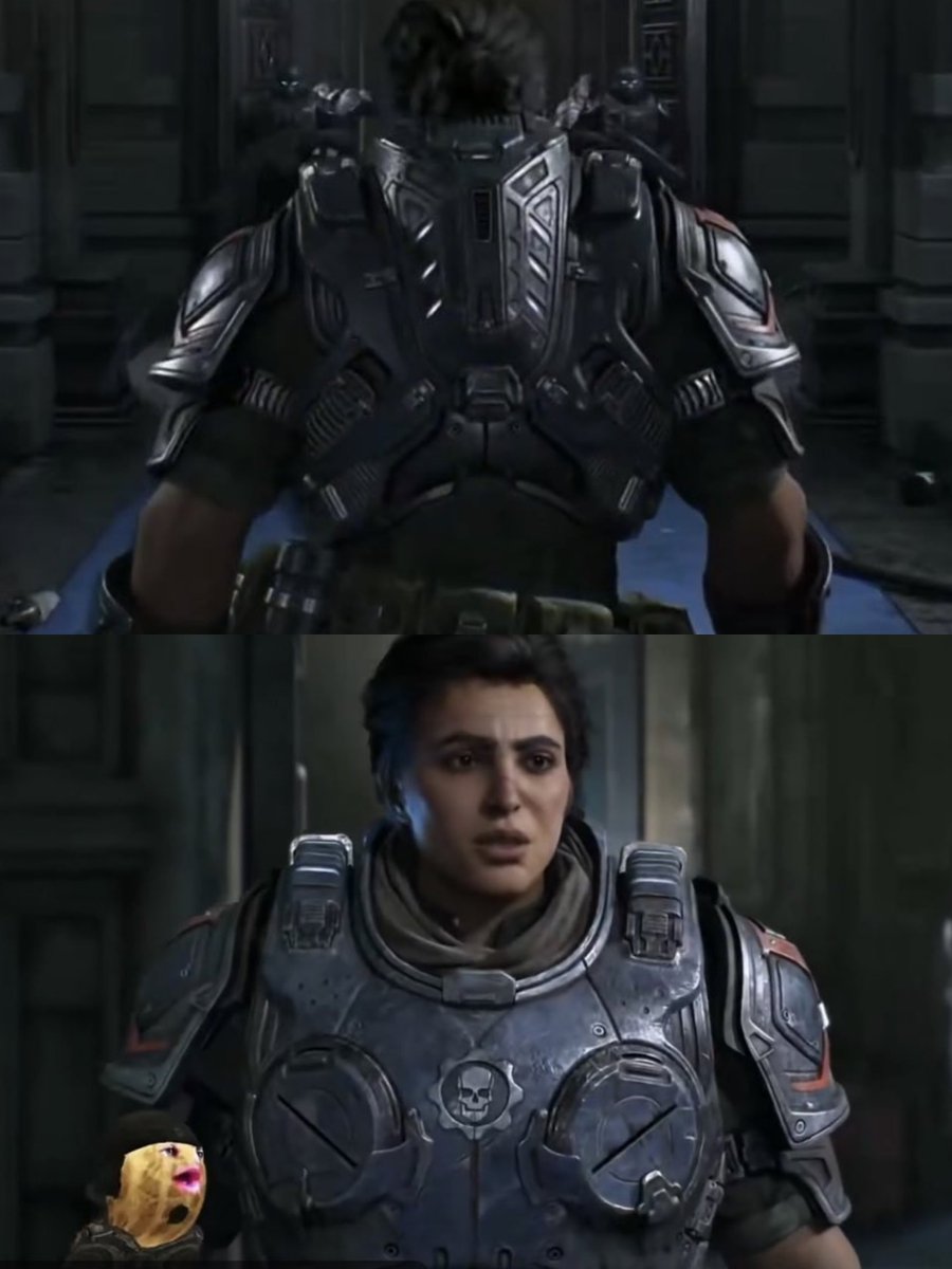 Mangalawyer's tweet photo. A big part of the Gears of War fanbase makes the point that Gears 1 and 2 didn’t need female characters to become classics, and I agree. But before the insanity that started after 2011, all the female characters actually looked female.

Now, in one of the most fictional games ever made, cattle are defending these men with wigs as a “realistic depiction” in Gears of War: E-Day.

The truth is that they killed women. They’re just walking male bodies with names like Commander Akila.