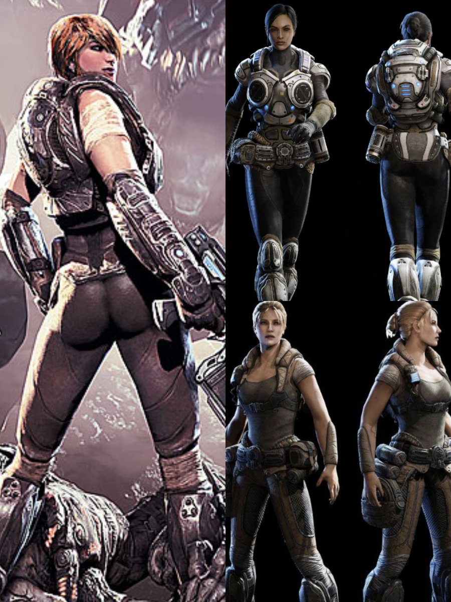 Mangalawyer's tweet photo. A big part of the Gears of War fanbase makes the point that Gears 1 and 2 didn’t need female characters to become classics, and I agree. But before the insanity that started after 2011, all the female characters actually looked female.

Now, in one of the most fictional games ever made, cattle are defending these men with wigs as a “realistic depiction” in Gears of War: E-Day.

The truth is that they killed women. They’re just walking male bodies with names like Commander Akila.
