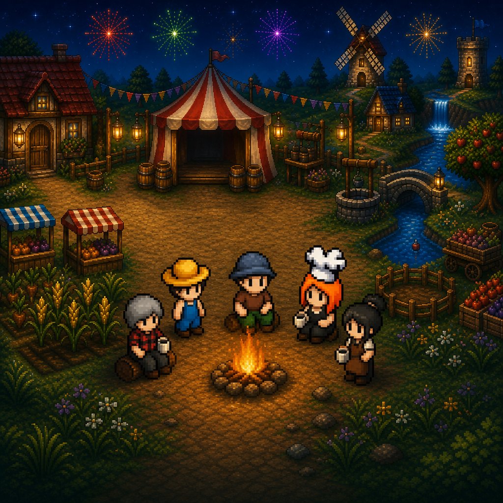 villecoin's tweet photo. Festivals arrive on Villecoin.

Spend provision items plus Villegold to earn a one-time happiness boost and a 12-hour village-wide productivity surge — every crop, animal, and production job runs faster.

Small: +1 happiness, +20% productivity
Medium: +2 happiness, +30% productivity
Big: +3 happiness, +40% productivity

Only one festival may be active at a time.

#Villecoin #Solana #VC #PlayToEarn