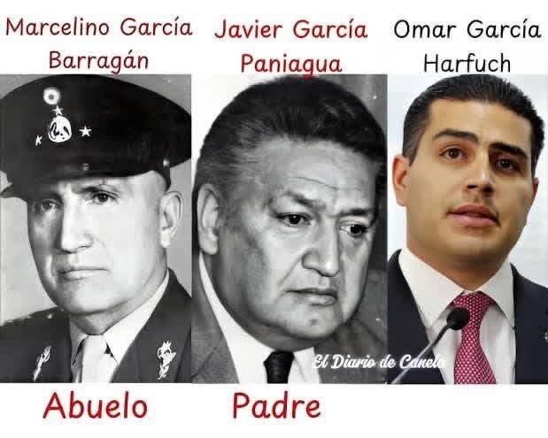 VChKBolchevique's tweet photo. No se olviden que Omar García Harfuch es un heredero de la matanza de Tlatelolco. Como Secretario de Seguridad, sigue los pasos de su abuelo y padre, reprimiendo a quienes protestan este 2 de octubre. ¡Ni perdón ni olvido! https://t.co/14ZtdaMl9T