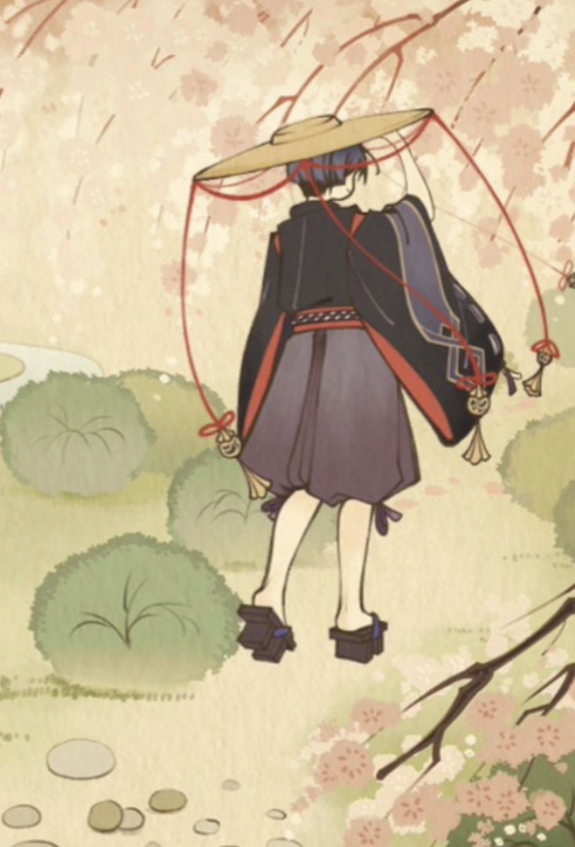 ghosttaal's tweet photo. i’m seriously not over the fact that albedo canonically drew kuronushi and intended him to resemble scara during the irodori festival. like ?? hello??he probably did a little research into scara and his demeanour and appearance  it’s so mind blowing to think about https://t.co/lRMljqjI6c