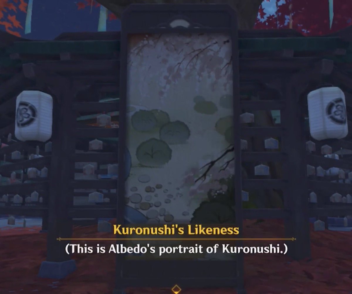 ghosttaal's tweet photo. i’m seriously not over the fact that albedo canonically drew kuronushi and intended him to resemble scara during the irodori festival. like ?? hello??he probably did a little research into scara and his demeanour and appearance  it’s so mind blowing to think about https://t.co/lRMljqjI6c