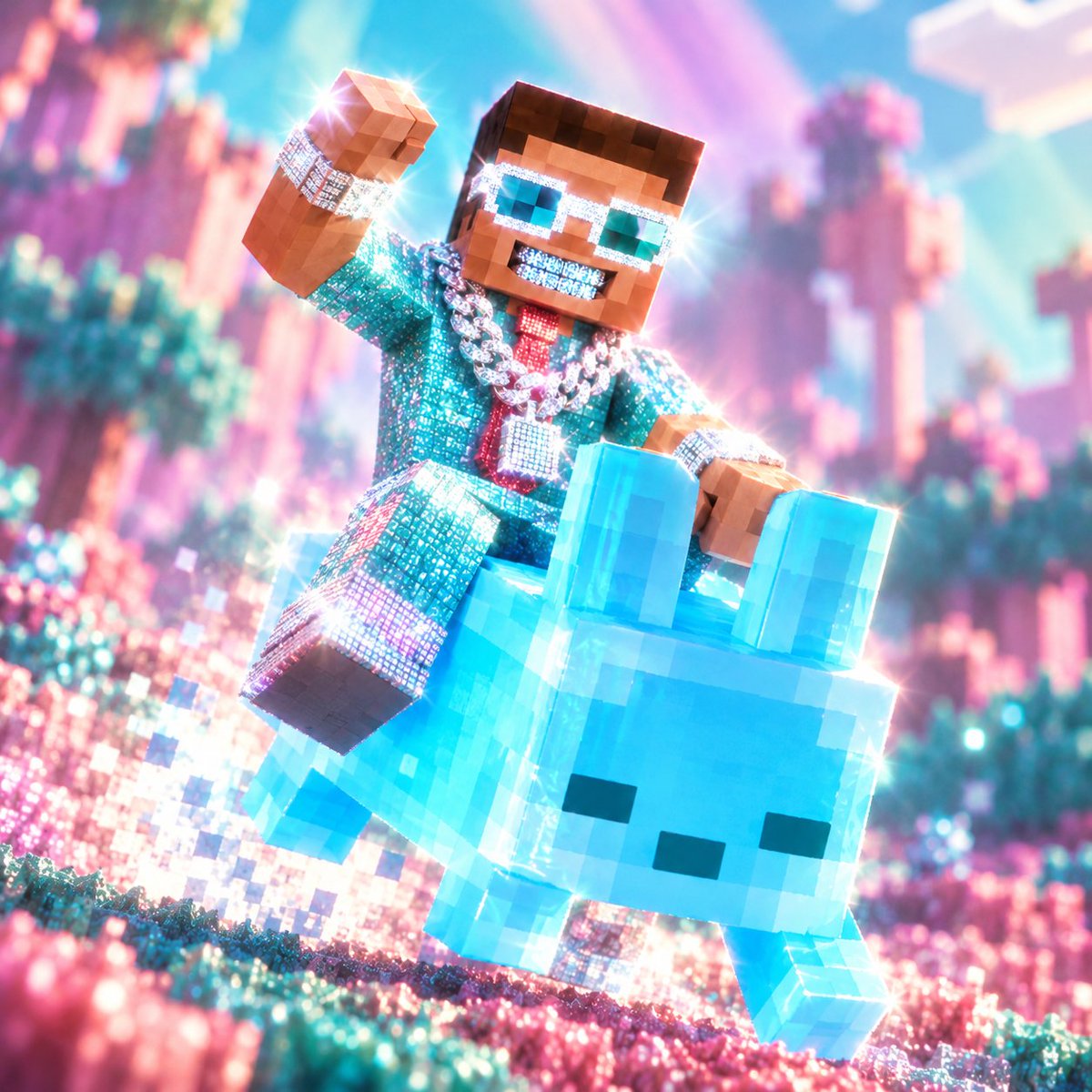 FLvZyn's tweet photo. @Dexerto steve would’ve washed dishes for 3 emeralds and called it a day https://t.co/5BKrA5y6xH