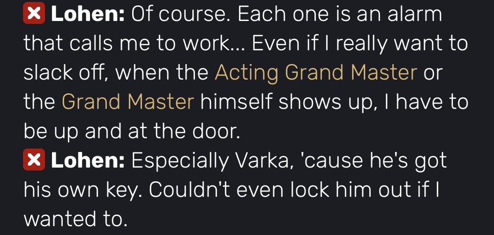 makamiyi's tweet photo. @chocovarka lohen’s first teapot dialogue!! he also mentions he’s used to listening to varka yapping as he takes a nap lol https://t.co/KLZbvEhR6r