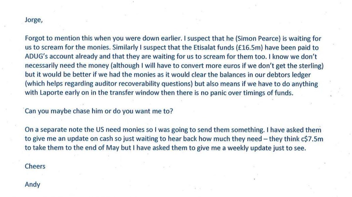 colinmufc2's tweet photo. Does this sound like a club that was on it's way to having commercial revenue on par with Real Madrid

Sham https://t.co/PkCTvhRpU1