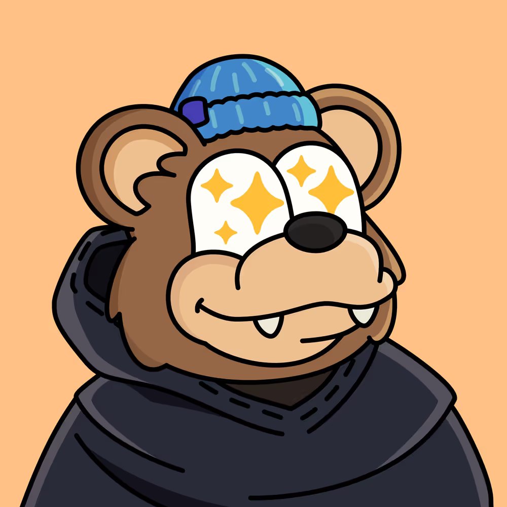 YourBoiJesus23's tweet photo. Got a bear cloak from the @frankythefrog blind boxes!! Its a huge week for Your Boi collecting grails, can't be more thankful for this amazing team and community🔥❤️🙏 congratulations to everyone who got amazing digital rewards, and of course, to @dingson for that gold Franky!👑 https://t.co/glmEoid0P9
