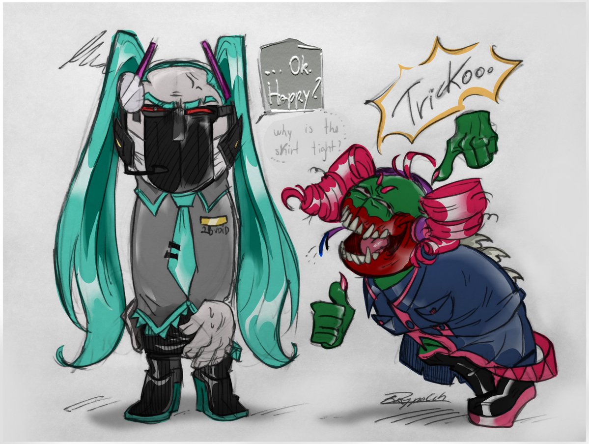 theRaypalch's tweet photo. Post-Madness Day bullshit art β i'll see if i draw stuff on Madcomtober
#madnesscombat #2btricky #vocaloid https://t.co/U0HDbHed60