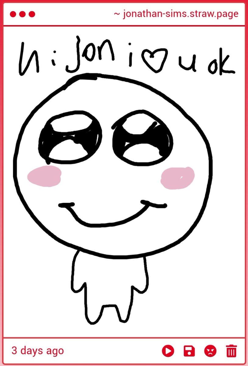 JonathanSims_'s tweet photo. Hello! Oh, this is lovely, thank you. 😊 https://t.co/CKv44muNS9