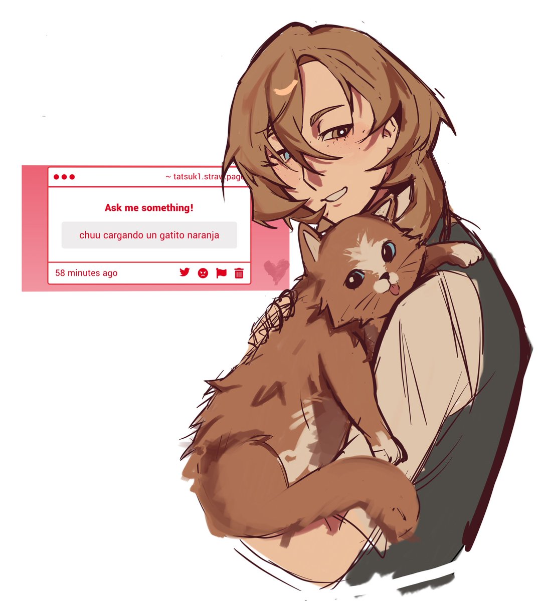 _tatsu_ki's tweet photo. Ignoren la manita, dibujo para anon q lo pidió en la straw https://t.co/ViueJS1iQa