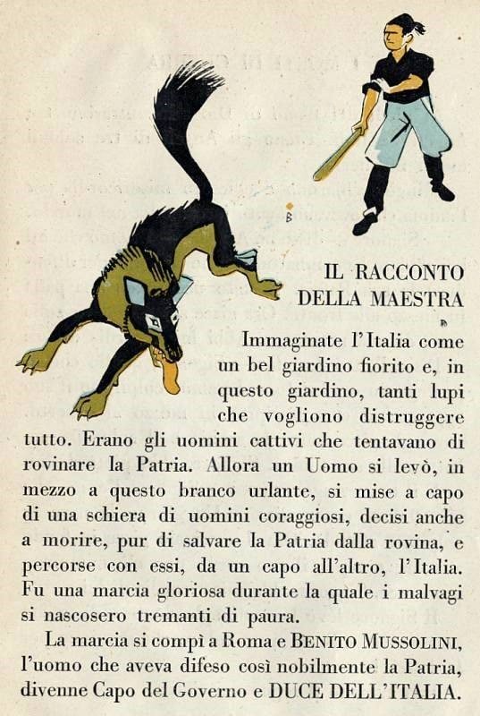 Voiddottore's tweet photo. In the 30s, images like these were found on the italian books of elementary school. https://t.co/6HYWBiyhHU