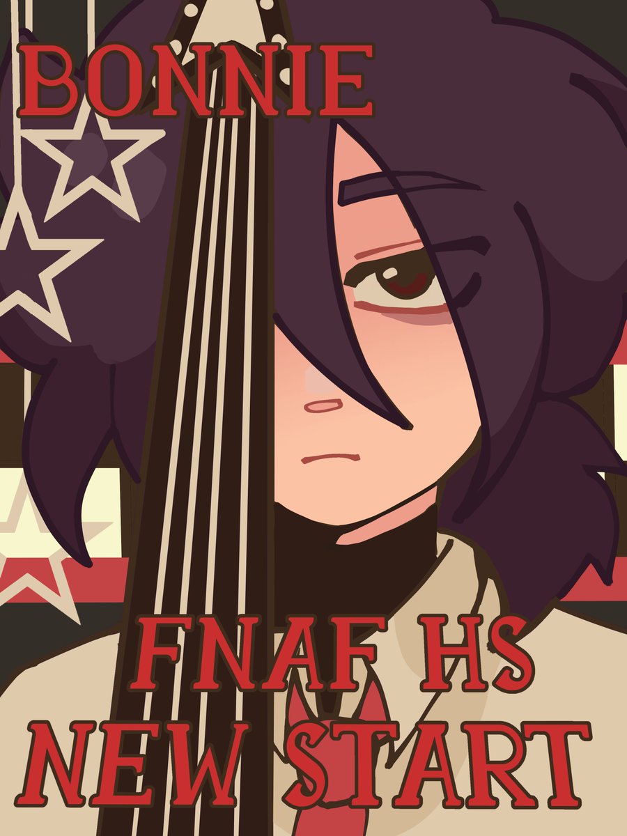 psiquefragmento's tweet photo. Más poster del AU de #fnafhs #newstart 
#fhs https://t.co/8A94sERjxM