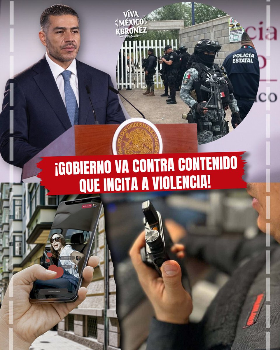 VivaMexKbronez's tweet photo. 🚨📱 Sheinbaum anunció un grupo de trabajo para abordar contenido que incite a la violencia, abuso o acoso en redes tras el ataque en Torreón. Ojo: aún es una propuesta, no una prohibición vigente. 👀 

#Sheinbaum #México #RedesSociales #Internet #Violencia #Torreón #VMK https://t.co/0TNDiPYySb