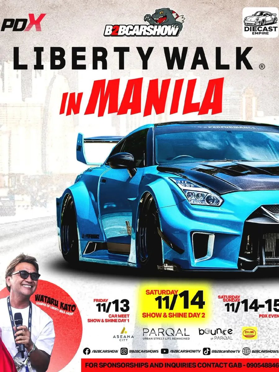 km_creates25's tweet photo. Don't Miss this WEEKEND ON NOVEMBER 13-15 Philippine Diecast Expo x B2bcarshow for a Liberty Walk Manila Car Meet & Diecast Expo! 

You'll be needing a staycation for these events and Shell Residences is the perfect choice (In front of MOA) Near Parqal Aseana & SMX Convention. 

Minimum of 4 PAX
2pm Check-in

Nov 13 – Car Meet and Day 1 of Show & Shine at Parqal 
Nov 14 – Day 2 of Show & Shine 
Nov 14 –( 8:06 PM) unveiling of Bumper 2 Bumper Carshow XXII Presents Sungkang Live in Manila movie collab vehicle(s)
Nov 14-15 - Philippine Diecast Expo at SMX with Diecast Empire Plus 

Open for Room Reservations.
https://t.co/W5wMHkwFjV

#staycation #mallofasia #Libertywalkmanila #b2bcarshow #smdc