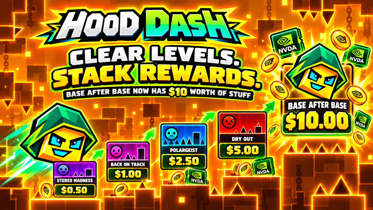 playhooddash's tweet photo. Insane payouts just for playing a game btw https://t.co/dSvNNGeIOb