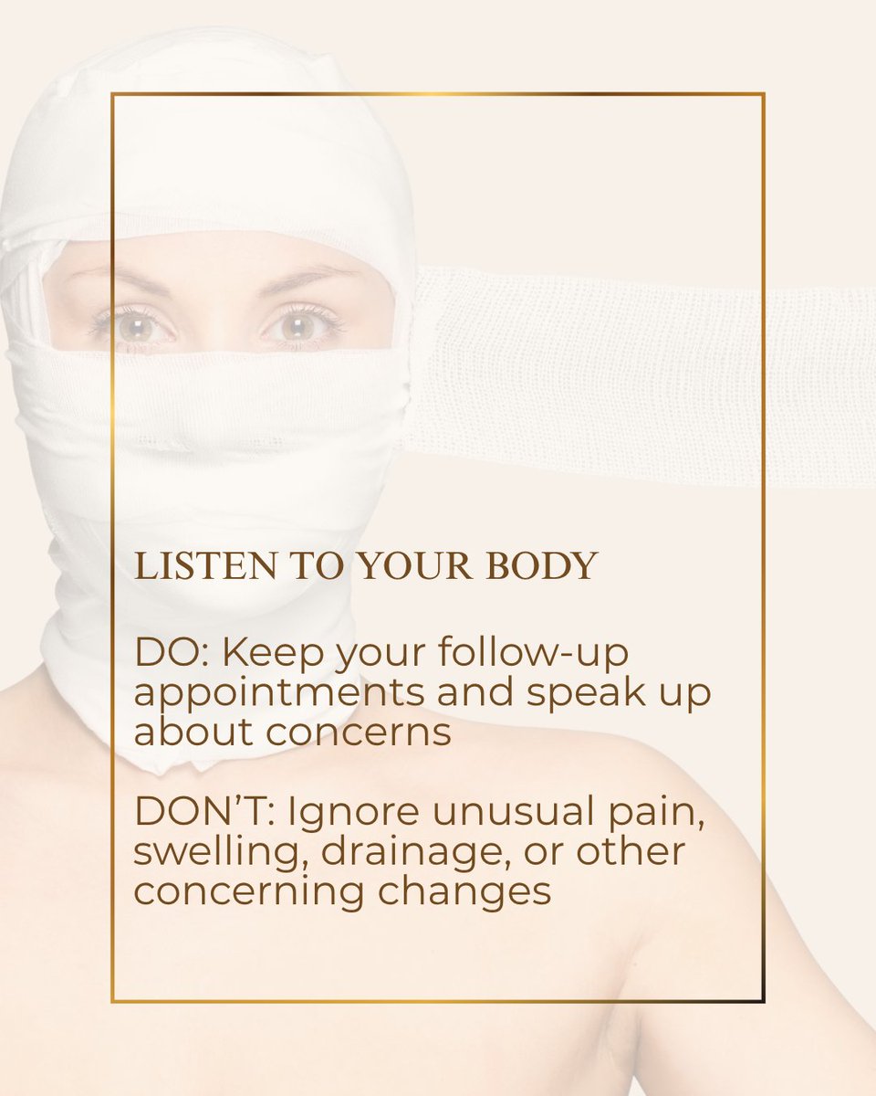 Feel_Beautiful's tweet photo. #SurgeryRecovery #PostOpCare #RecoveryTips #PatientCare #DrLaverson #FeelBeautiful https://t.co/AeMdL8iEFi