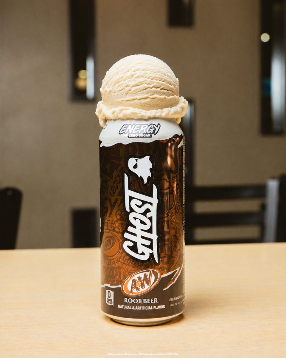 BulldogSupps's tweet photo. GHOST x A&amp;W Root Beer. Now available at Bulldog. 🍺 Zero sugar, case of 12.
https://t.co/i86TCLrHDQ #GHOSTEnergy https://t.co/5UYQ1xzwJP