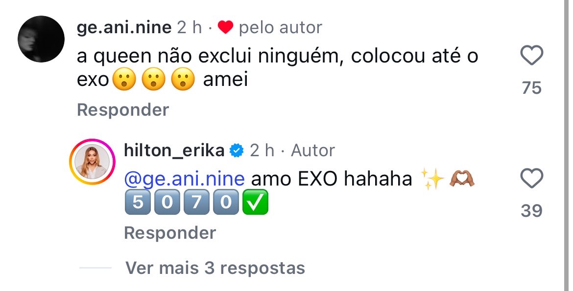 jnniekiss's tweet photo. Ela dizendo que ama o EXO, mds Erika Hilton uma mãe https://t.co/s7gIUYNXvV