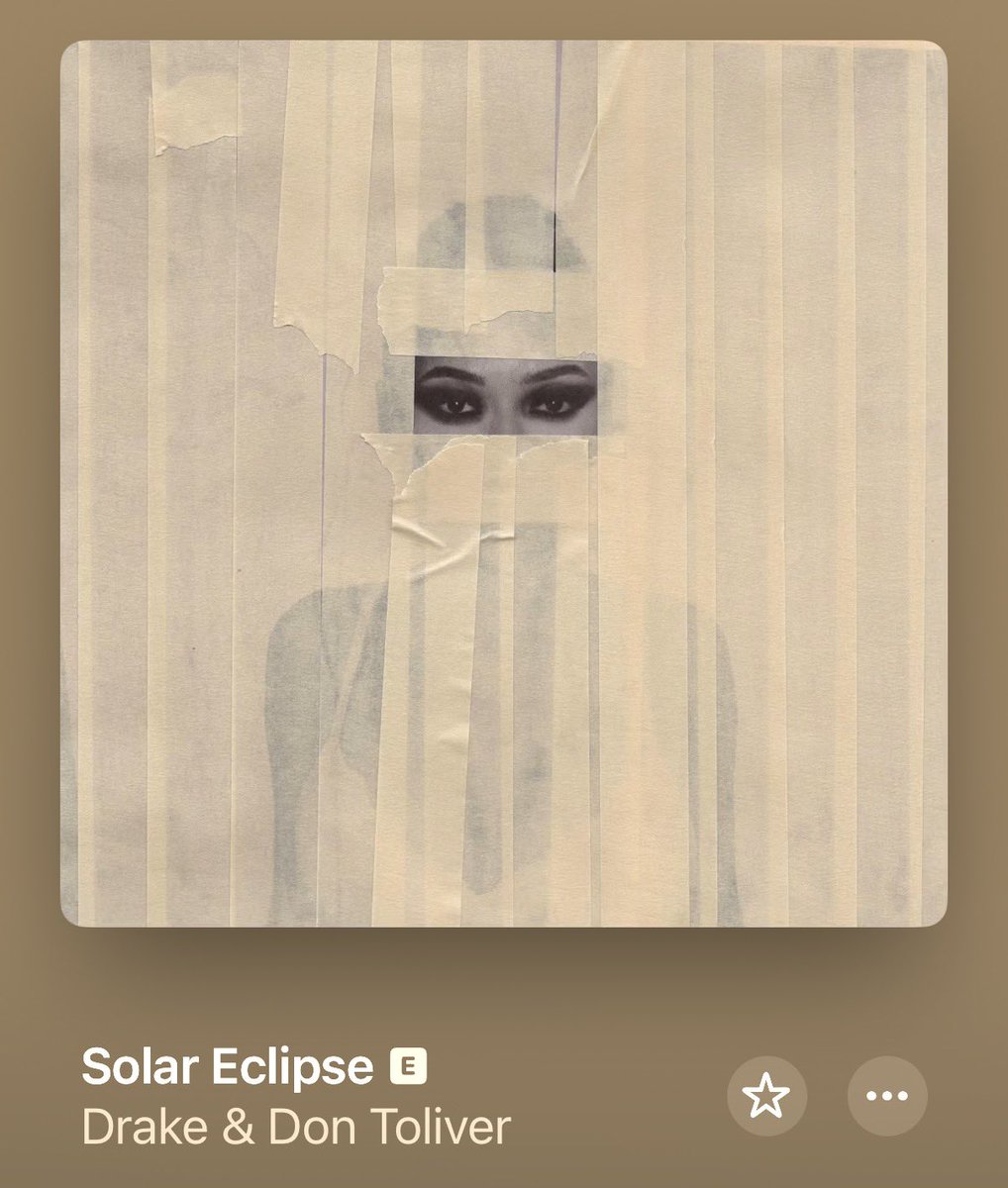 DrakeDirect's tweet photo. Drake and Don Toliver’s ‘Solar Eclipse’ has reached #1 on US Apple Music https://t.co/KKwojQcoBM
