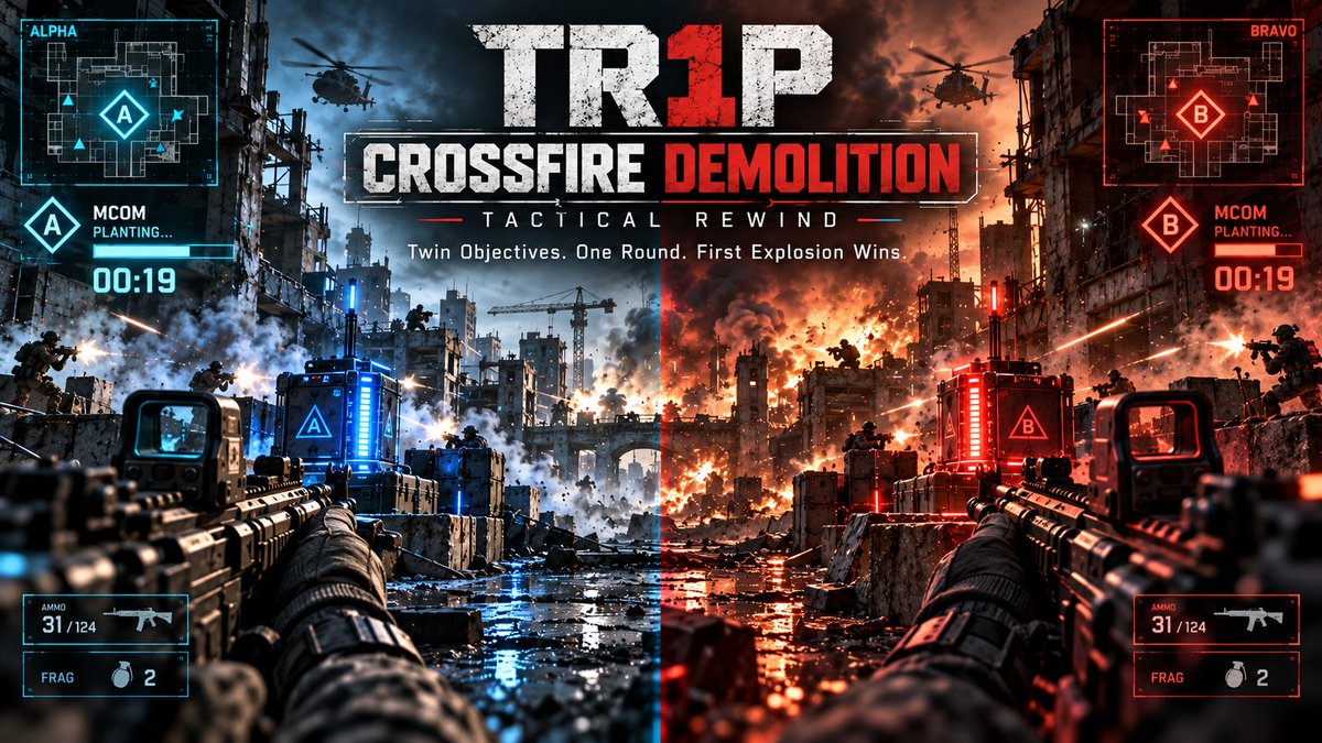 tacticalrewind6's tweet photo. Crossfire Demolition is COMING SOON to Tactical Rewind. 💥

Here's how it happened 🧵 https://t.co/MBjCXHRq9w